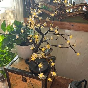 Flower light room decor . A couple of flowers are out, by really cute otherwise.